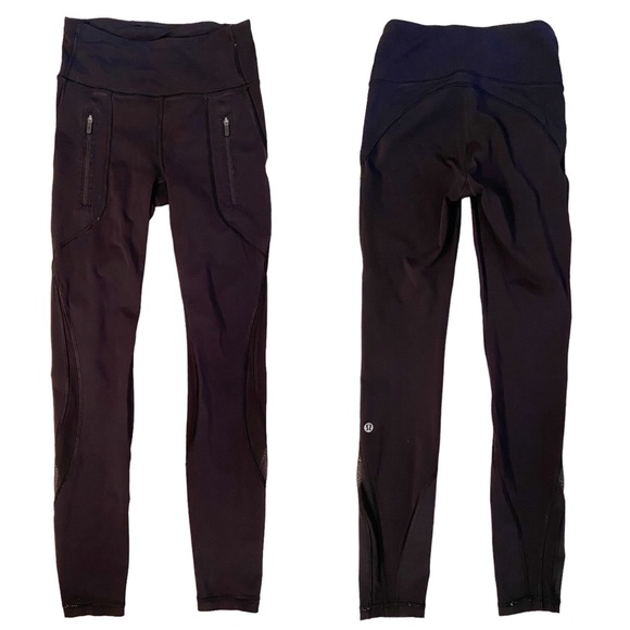 Lululemon Invigorate 7/8 Tight in Black Size 2 - Picture 4 of 11